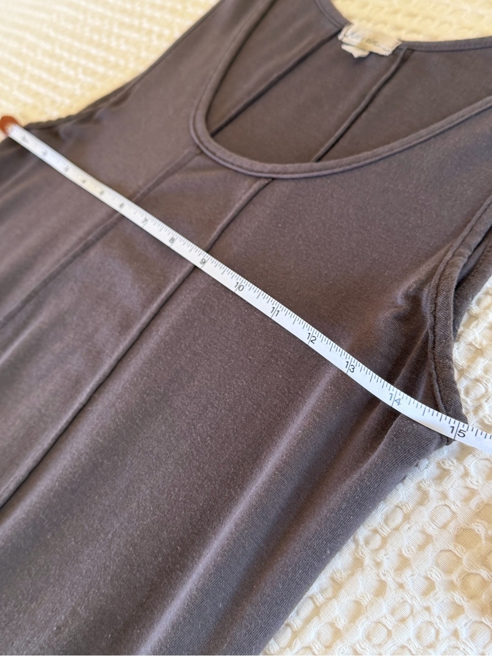 Mod-O-Doc Maxi Dress Asymmetrical Seamed Trapeze XS - Picture 8 of 10